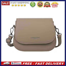Women Solid Color Shoulder Handbags Simple PU Leather Flap Small Crossbody Bags