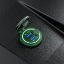 #A P19-S Dual QC 3.0 USB Chargers Socket Quick Charge USB Outlet Power Adapters