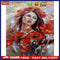 Girl Oil Paint By Numbers Kit DIY Acrylic Painting on Canvas Frameless Drawings