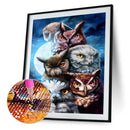 5D DIY Diamond Painting Owl Full Round Drill Mosaic Rhinestone Picture Home A