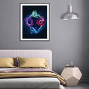 5D Diamond Painting Kit DIY Abstract Game Full Round Drill Mosaic Pictures