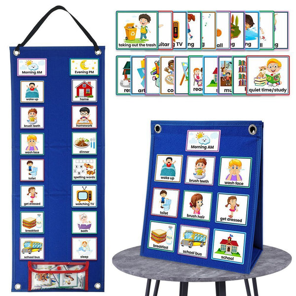 Educational Week Schedule Flannel Storyboard Felt Story Board Visual Schedule