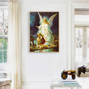 5D DIY Diamond Painting Kits Full Round Drill Angel Protect Kids Mosaic Picture