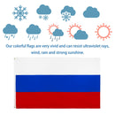Russia Flag - Vivid Color & Fade Proof - House Decoration Banner (90x150cm)