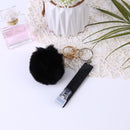 Card Grabber Keychain - ATM Card Clip Keychain for Long Nails (B16 Black)