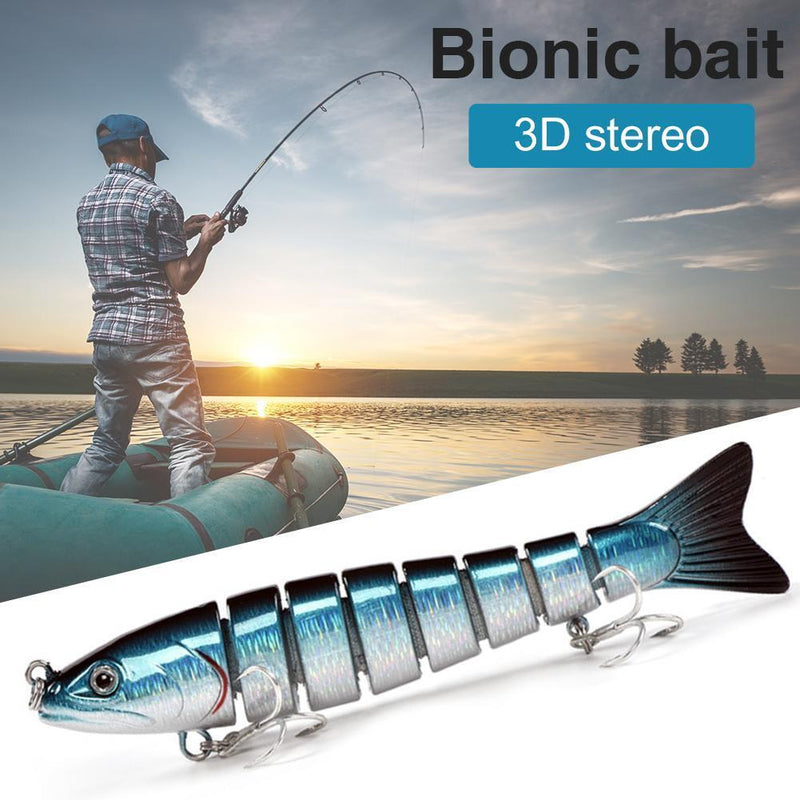 8 Segment 13cm 30g Sea Fishing Lures Sinking Artificial Hard Bait (D8K-01)