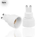 5pcs/Pack G9, E14 Adapter Lamp Base Holder Bulb Socket Converter 60W