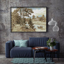 14CT Stamped Print Canvas Artworks Decor Full Cross Stitch Embroidery Painting