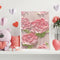 DIY Digital Picture Pink Flowers Frameless Oil Painting By Number Handicraft