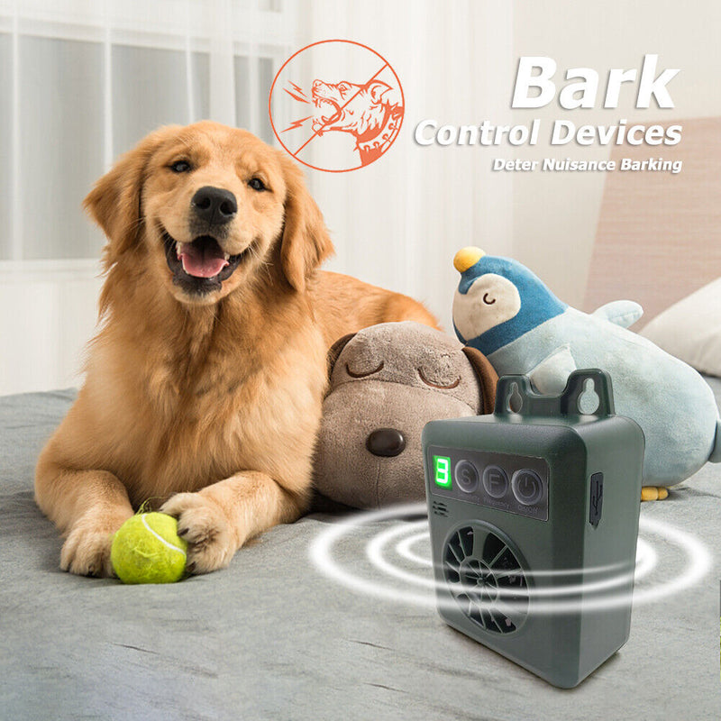 Waterproof Ultrasonic Silencer Anti Noise Dog Repeller 10m for Outdoor Indoor