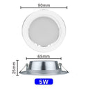 Led Panel Light Down light Recessed Ceiling Light 220v 5W Led Downlight