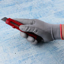 PU Gloves Worker Driver Builders Gardening Protective Safety Grey Mittens Newly