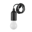 6pcs LED Hanging Light Bulb Battery Powered Colorful Pull Cord Bulbs (Red)