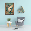 Full Embroidery Hand in Hand Printed Cross Stitch 11CT 3 Strand Cotton Kit