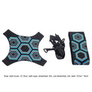 Adjustable Football Kick Trainer Soccer Ball Training Equipment SBR (Blue) Newly