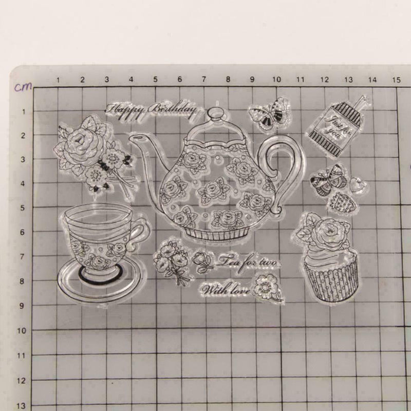 1PC Cartoon Cutting Dies And Stamp Set Clear Stamps Embossing 0 Q4D6 C0C9