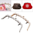 2PCS 8.7"" Metal Purse Frame Coin Bag Clasp Lock DIY Craft Bags Accessories