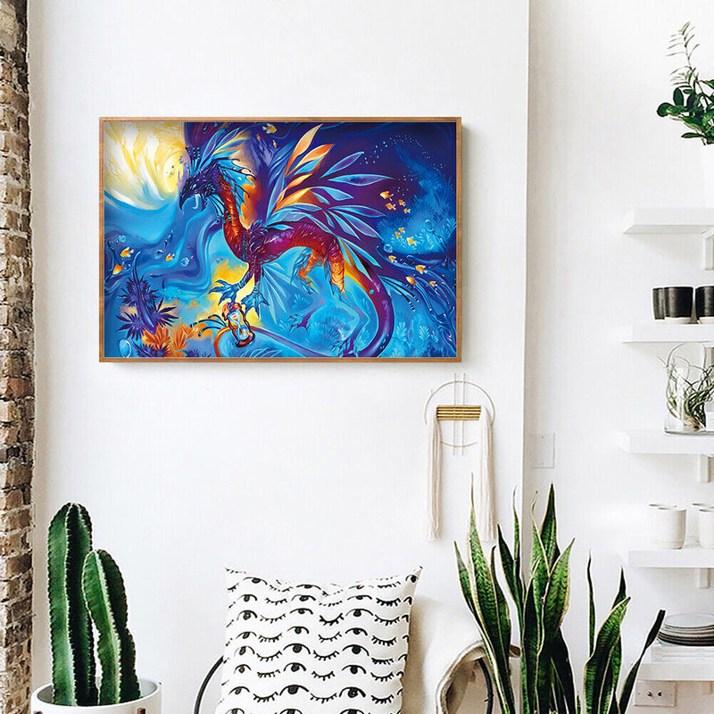 5D Pterodactyl Diamond Painting Special Shape Rhinestone Partial