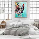 Rooster Portrait Made 40x50cm Oil Paint By Numbers Picture DIY Painting