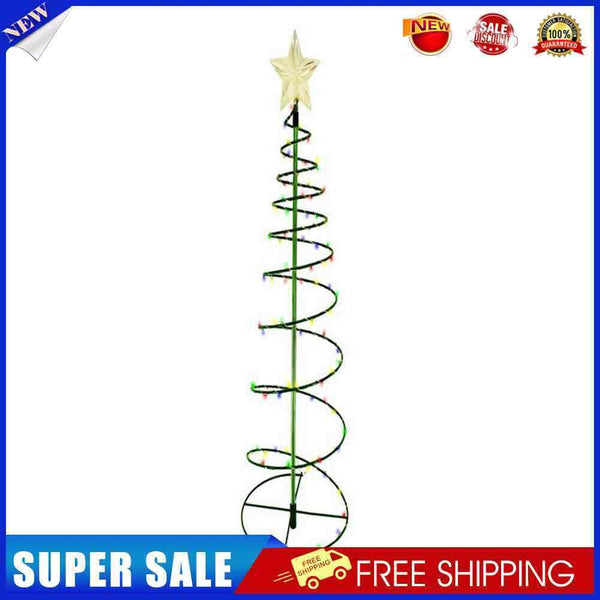 Solar Powered LED Christmas Tree Lawn Light Outdoor Garden Lamp (2pcs)