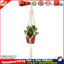 Macrame Plant Hanger Baskets Flower Pots Holder Balcony Home Decor (006) Newly