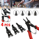 4 In 1 Circlip Plier Set Combination Snap Ring Plier Retaining Clip Pliers Q5U5