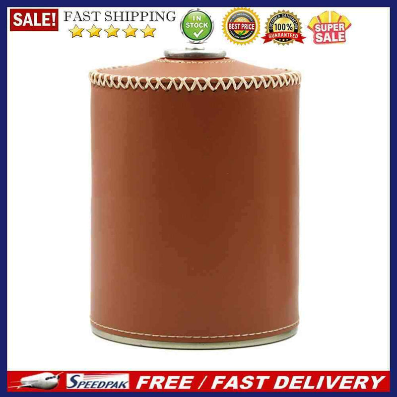 PU Leather Camping Gas Can Tank Fuel Canister Cover Protective Wrap Storage Bag