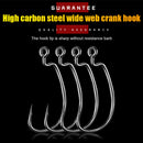 5pcs/Lot Texas Rig Set Hook for Bass Fish Carolina Fishing Tackle Metal Fishhook