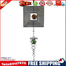 DIY Rotating Wind Chime Novelty Metal Hanging Sculpture Wind Chime Bell (C)