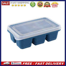 Ice Tray Mould Silicone Soft Bottom Square Ice Cube Mold with Lid Accessories