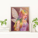 Winged Elf Girl Diamond Painting Kits Partial Shaped Drill Art Decor (UP282)
