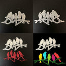 Little Bird Metal Cutting Dies Christmas Flower Leaves Hot Scrapbook
