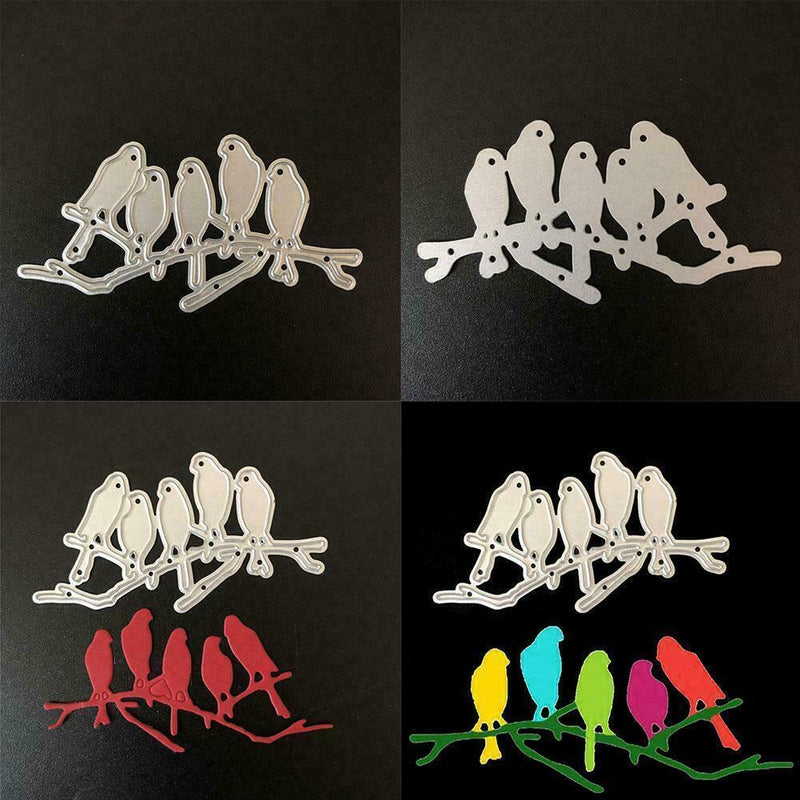 Little Bird Metal Cutting Dies Christmas Flower Leaves Hot Scrapbook