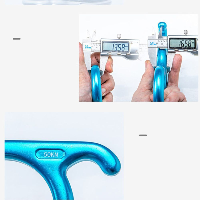Device downhill Rock Climbing Slow Down Descender Abseiling Device downhill