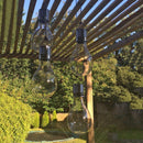 5 LED Waterproof Solar Rotatable Garden Camping Hanging Lamp Light Bulb De hot.
