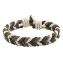 DIY Handmade Weave Rope Bracelet Colorful Ethnic Bangles Jewelry (Style 4)