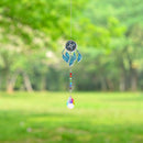 2pcs Crystal Wind Chimes Diamond Hanging Light Catcher Home Decor (ZH006)