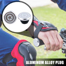 Bicycle Handlebar End Caps Aluminum End Plugs for MTB Road Folding Bike 2 Pac