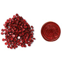 100pcs Octagon Red Seal Wax Beads Stamp Beaded for Letter (Fire Red) Newly