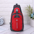 Chest Bag Outdoor Sport Travel Shoulder Sling Backpack Pouch(Red)