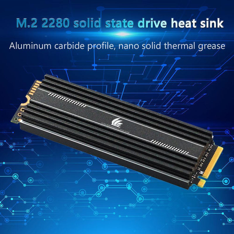 M.2 SSD Heatsink Cooler M2 2280 Solid State Hard Disk Radiator Thermal Pad
