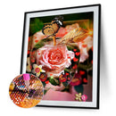 Crystal Butterfly Mosaic Diamond Painting Drawing Full Round Drill Art Handcr