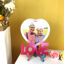 Photo Frame Molds - Love Heart Photo Display Tool Molds Kit with Holder