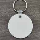 Multi-style DIY Heat Transfer Keychain Double-Side Printed Blank Keychains