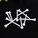 10pcs Wooden Golf Tees Golf White and WoodTees Golf Ball Nails Golf Training Aid