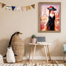 5D Diamond Painting Kit Woman with Hat Full Round Drill DIY Crafts (NH987)