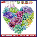 5D DIY Full Drill Diamond Painting Heart Cross Stitch Mosaic Kit Home Wall Ar