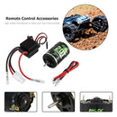 5V 2A BEC Waterproof F540 Brushed Motor 20T+60A ESC for 1/10 RC Racing Car
