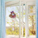 3pcs Diamond Painting Crystal Light Catcher DIY Window Hanging Wind Chime Crafts