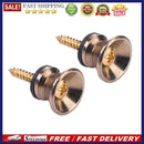 2x Guitar Pegs for Acoustic Electric Bass Ukulele Guitar Strap Buckle Lock Pi